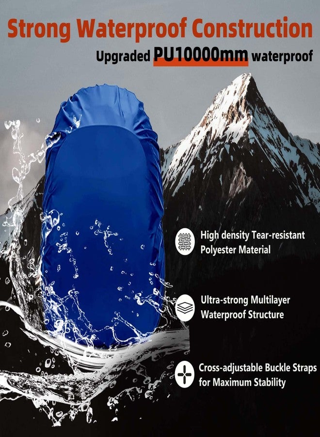 Frelaxy Waterproof Backpack Rain Cover, 10000mm Waterproof Level, Upgraded Ultra-Strong Multilayer Structure, Antislip Cross Buckle Strap, Ultralight Compact Portable, for Hiking, Camping, Traveling - Image 2